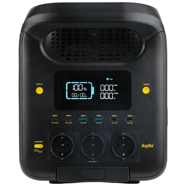 Aqiila Powerbird S3000 v2 strømstasjon - Bilde 2